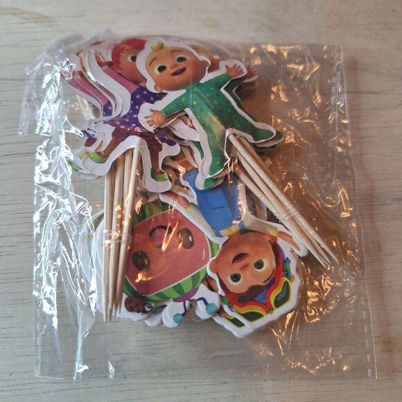 CoCo Melon Happy Birthday Party Supplies Set Balloons Cake Gift Bags Kids - Picture 5 of 10